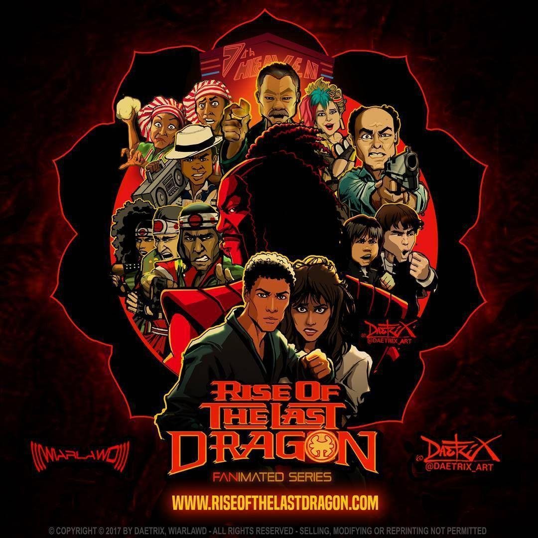 RISE OF THE LAST DRAGON Proof art RISE OF THE LAST DRAGON