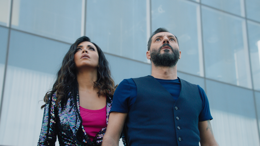 Amal Bouchoucha and Adel Karam in DOLLAR (Netflix)