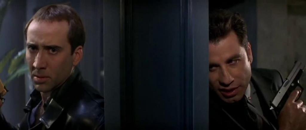 Nicolas Cage and John Travolta in FACE/OFF (1997)