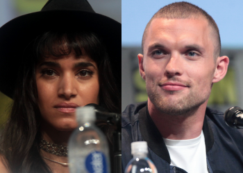 Sofia Boutella and Ed Skrein (by Gage Skidmore)