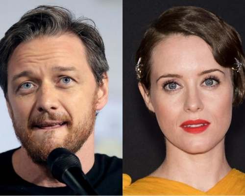 James McAvoy and Claire Foy
