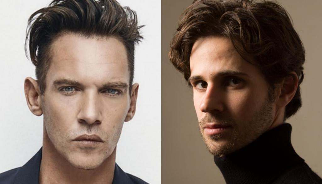 Jonathan Rhys Meyers and Connor Paolo