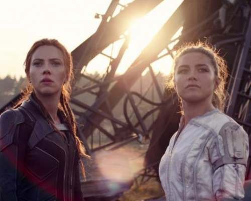 Scarlett Johansson and Florence Pugh in BLACK WIDOW
