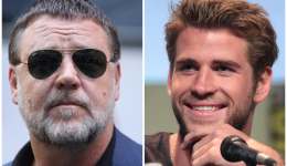 Russell Crowe and Liam Hemsworth