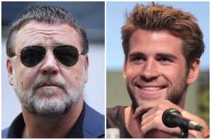 Russell Crowe and Liam Hemsworth