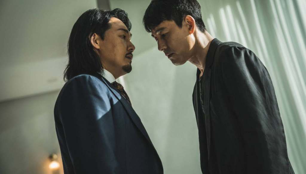Park Sung-woong and Jung Woo-sung in A MAN OF REASON (2023) - Acemaker Movieworks