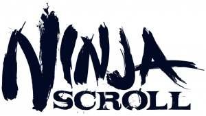 The logo for the film NINJA SCROLL. 