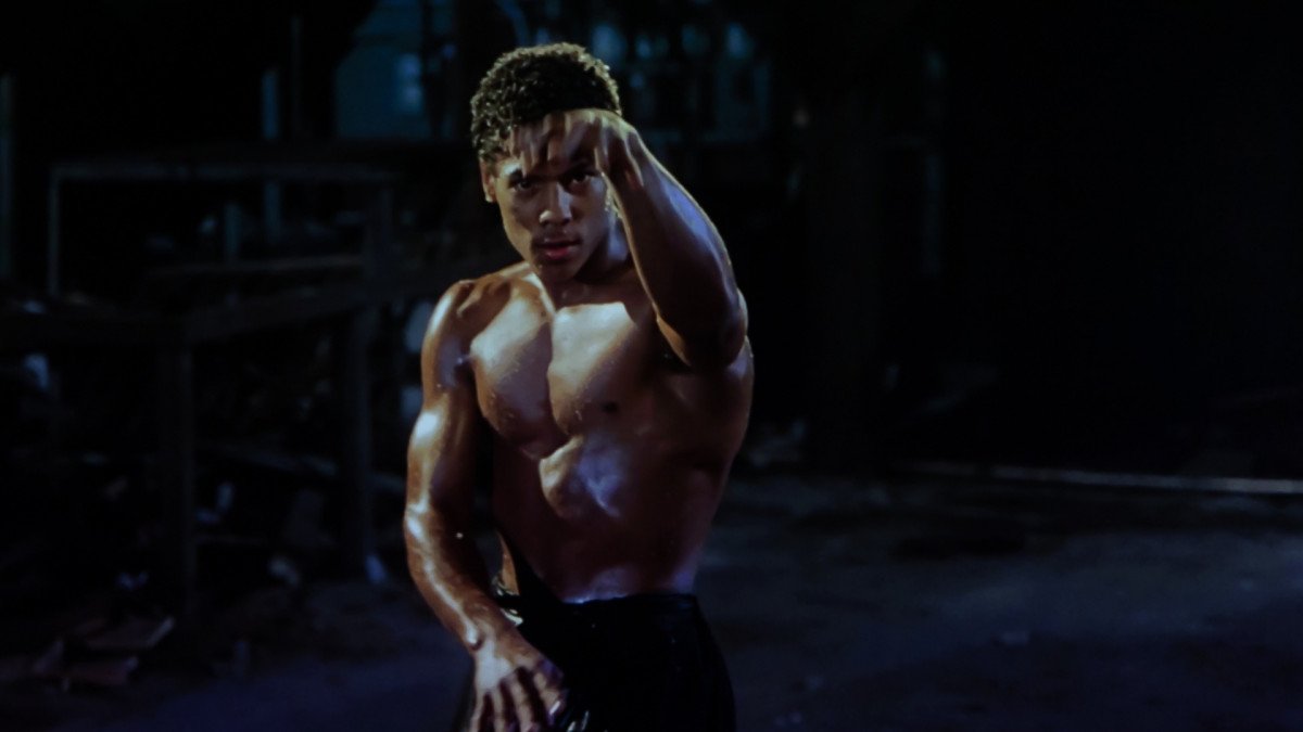 Taimak in "Berry Gordy's THE LAST DRAGON," a Tri-Star release