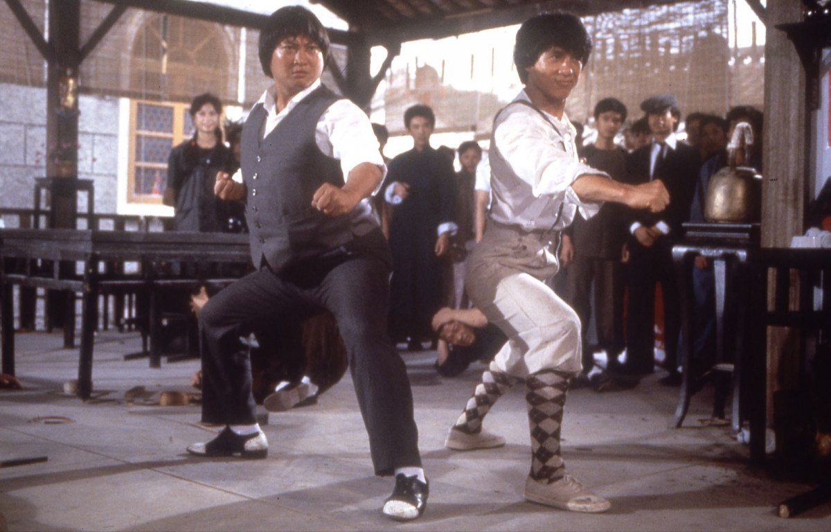 Sammo Hung and Jackie Chan in PROJECT A