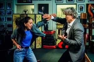 Maria Tran and Richard Norton in TIGER COP: PROJECT A