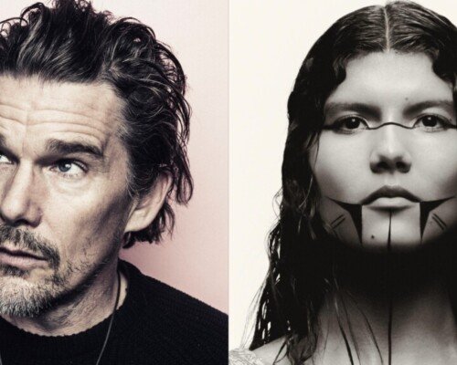 Ethan Hawke and Zaya Guarani