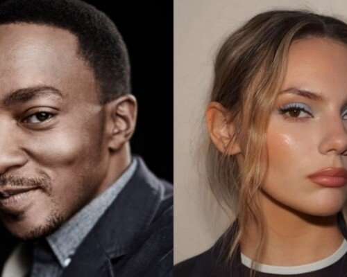 Anthony Mackie and Dafne Keen