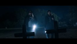 Brodie & Giles in Graveyard (Key Still)
