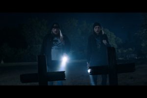 Brodie & Giles in Graveyard (Key Still)