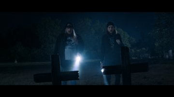 Brodie & Giles in Graveyard (Key Still)