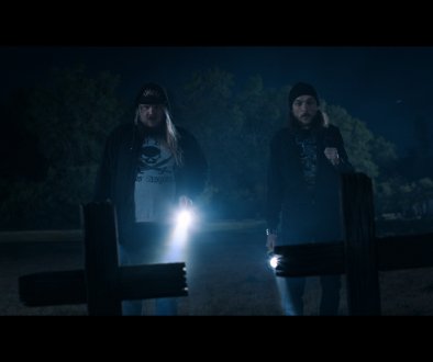 Brodie & Giles in Graveyard (Key Still)